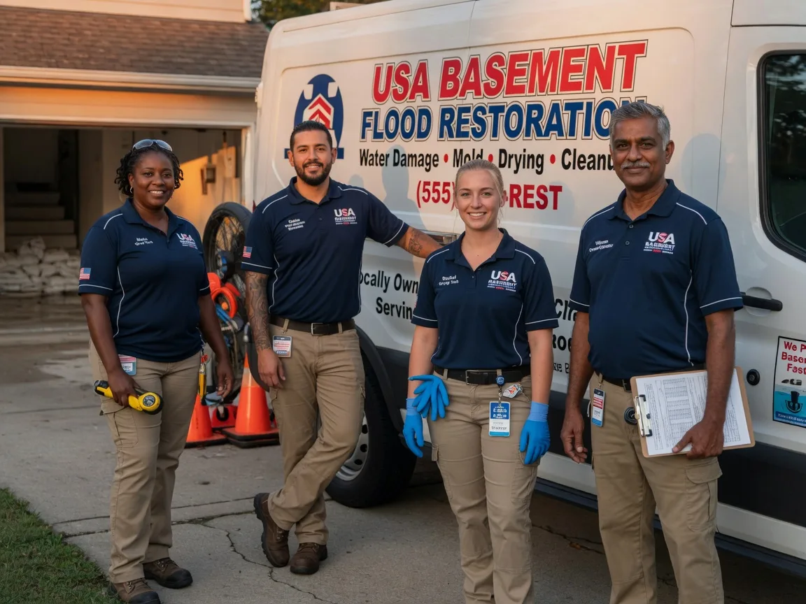 Basement Flood Cleanup company in Olmsted, IL