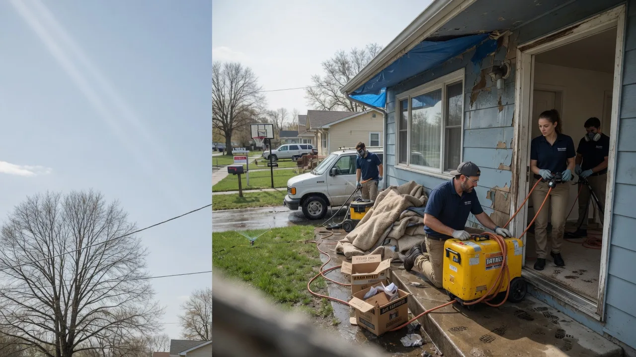 Basement Flood Cleanup in Olmsted, IL near me